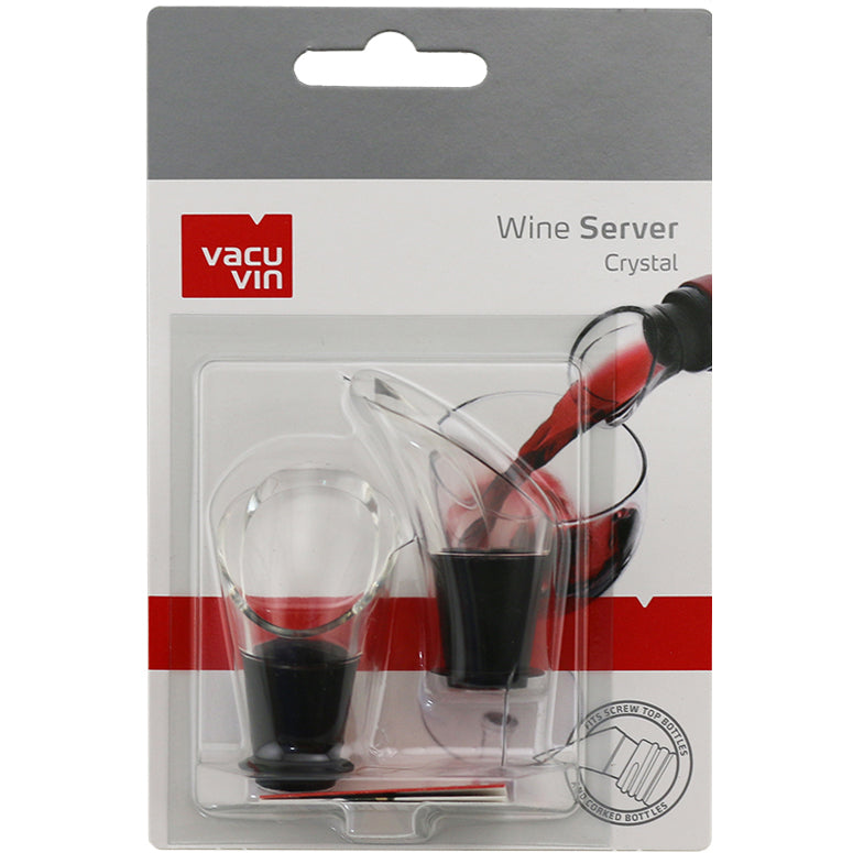 VacuVin® Crystal Wine Servers (Two On A Card)