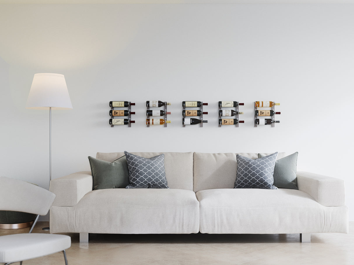 VintageView ‘Over the Couch’ Wine Rack Kit (15-45 bottles)