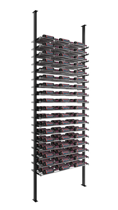 VintageView Evolution Low Profile Post Kit 10 3C (ultra slim floor-to-ceiling wine rack system)