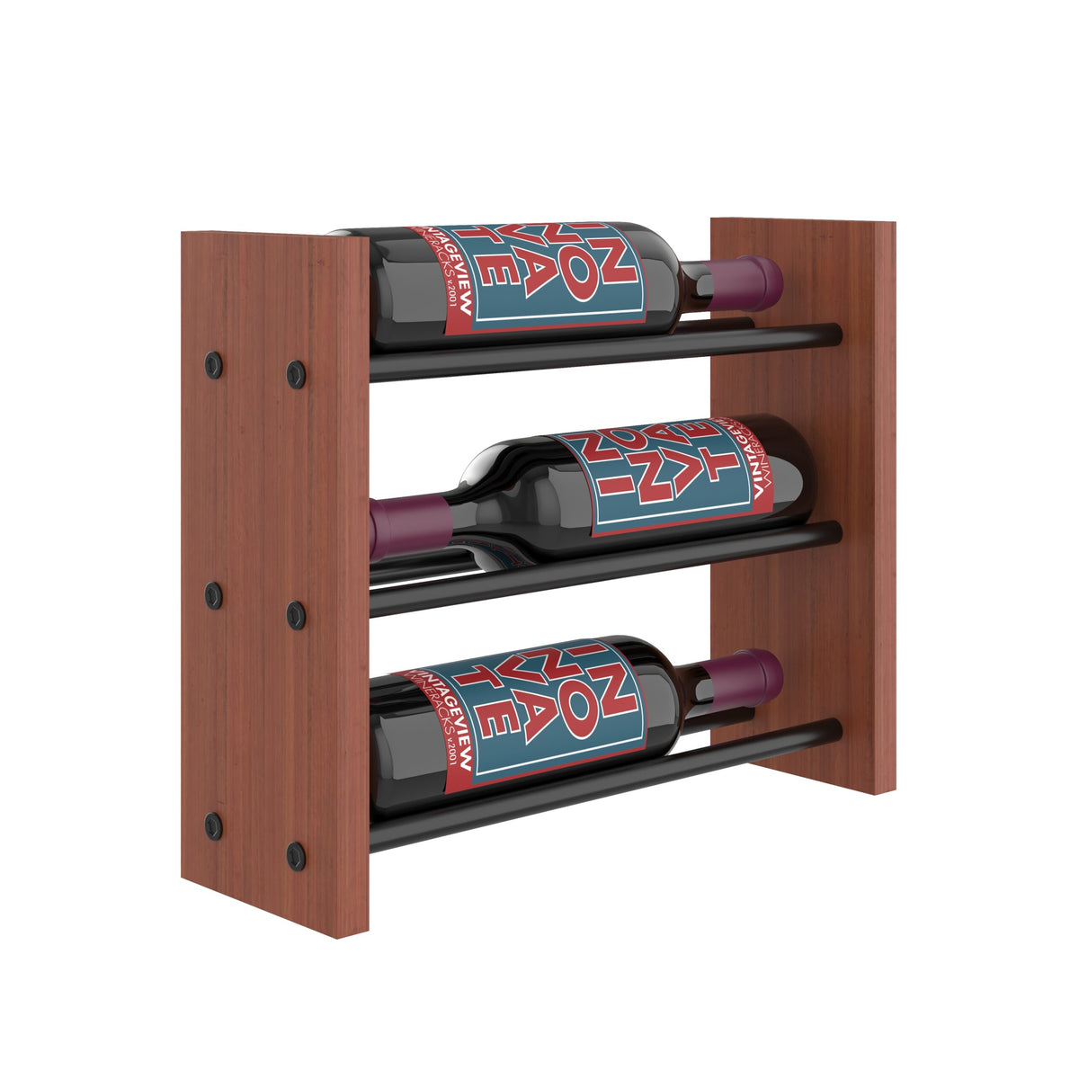 VintageView Evolution Mini (metal and wood table top wine rack)