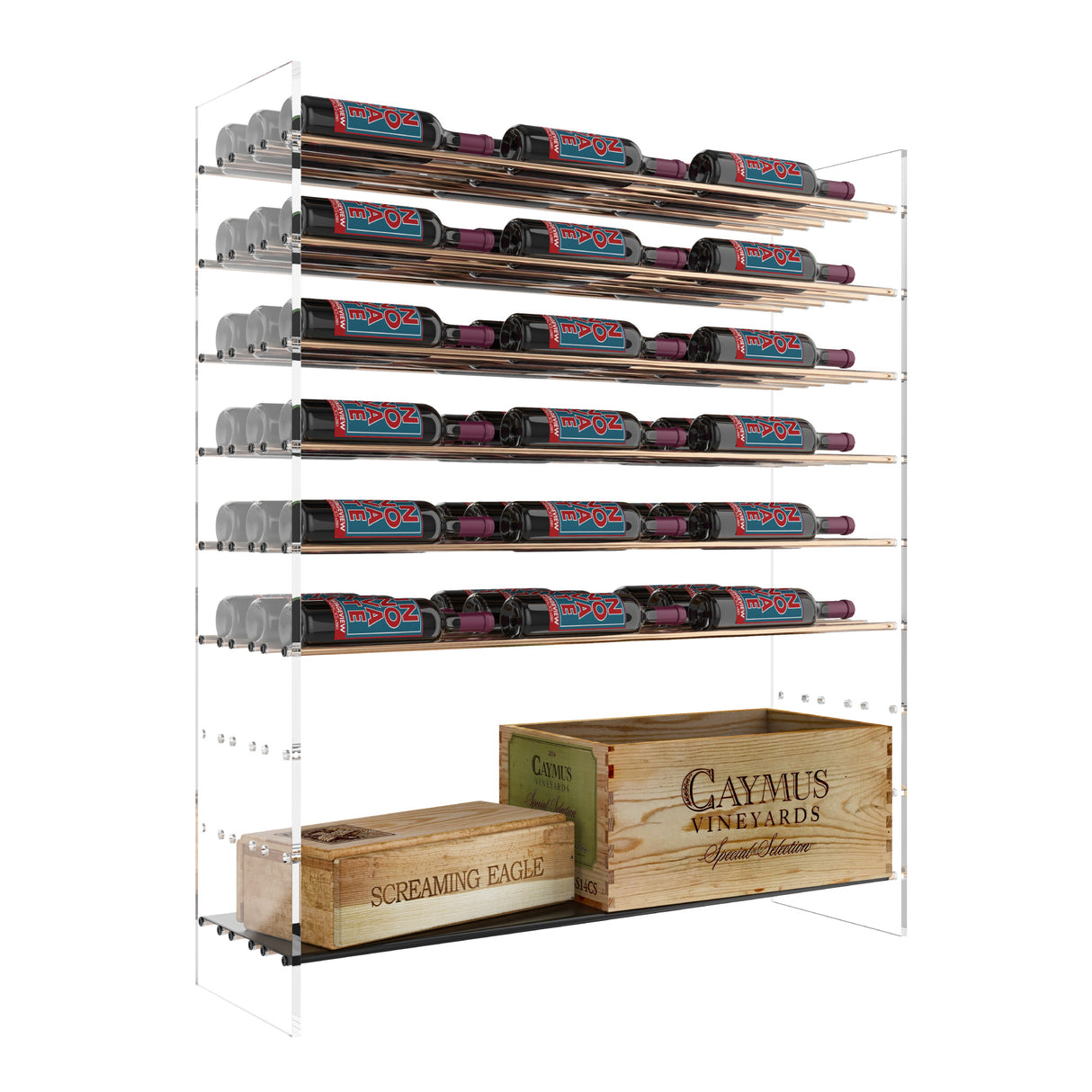 VintageView Evolution Shelf: Wine Cellar Design Accessory
