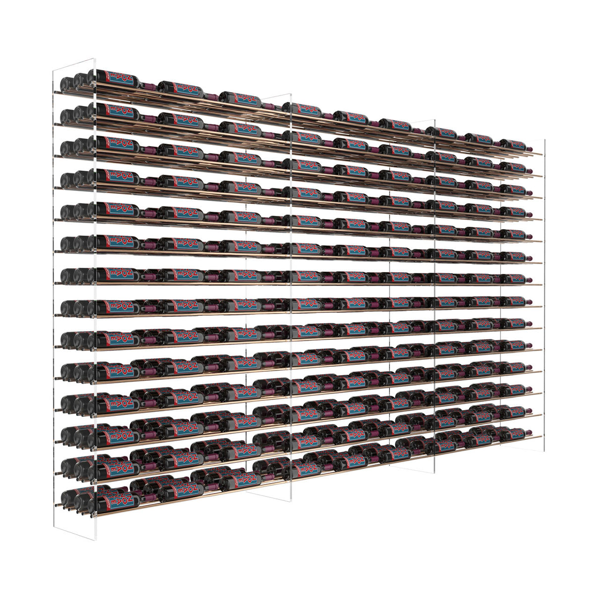 VintageView Evolution Wine Tower 72 3C (freestanding metal and acrylic wine rack)