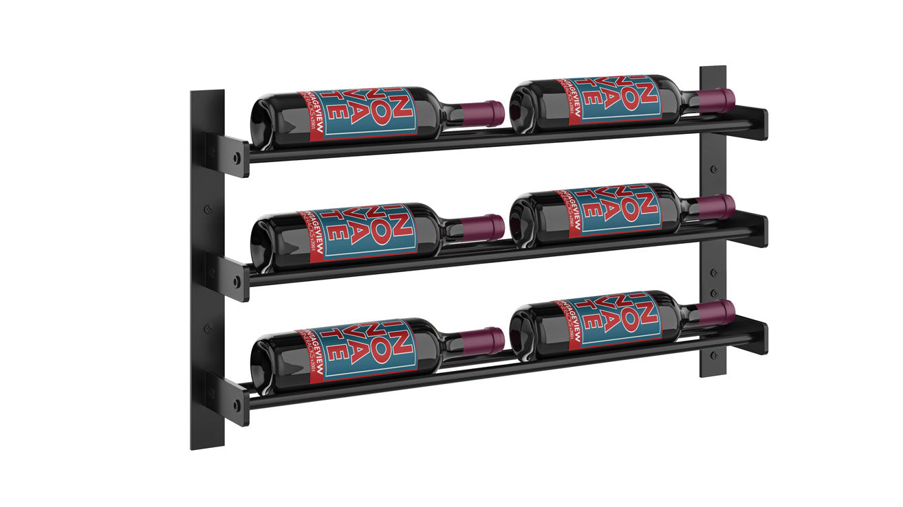 VintageView Evolution Wine Wall 15″ 2C Wall Mounted Wine Rack System (6 to 18 bottles)
