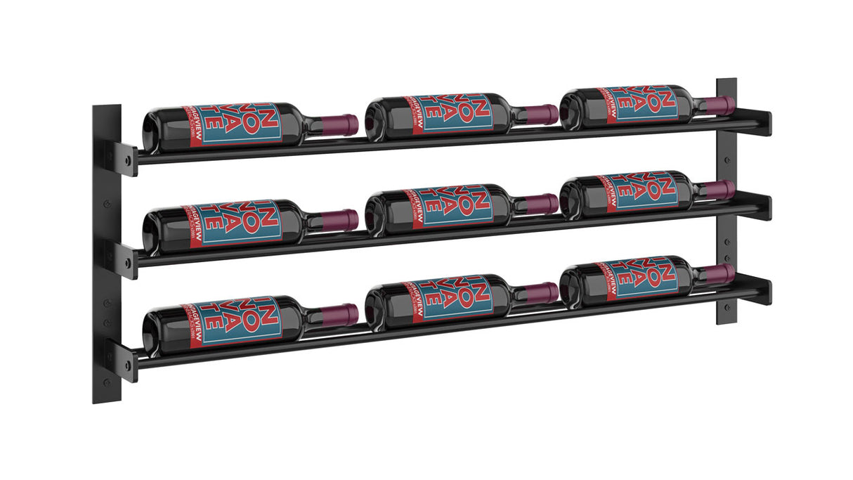 VintageView Evolution Wine Wall 15″ 3C Wall Mounted Wine Rack System (9 to 27 bottles)