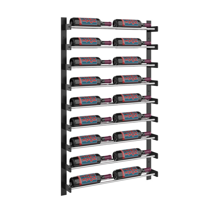 VintageView Evolution Wine Wall 45″ 2C Wall Mounted Wine Rack System (18 to 54 bottles)