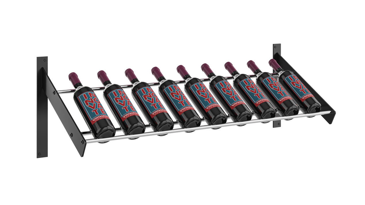 VintageView Evolution Wine Wall Presentation Row Wine Rack (3-9 bottles)