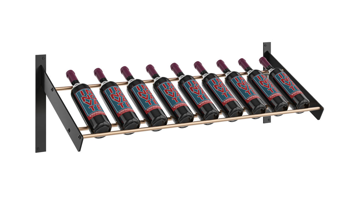 VintageView Evolution Wine Wall Presentation Row Wine Rack (3-9 bottles)