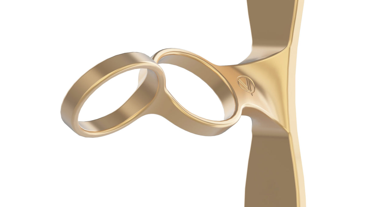 VintageView Helix Dual 20 (minimalist wall mounted metal wine rack kit)