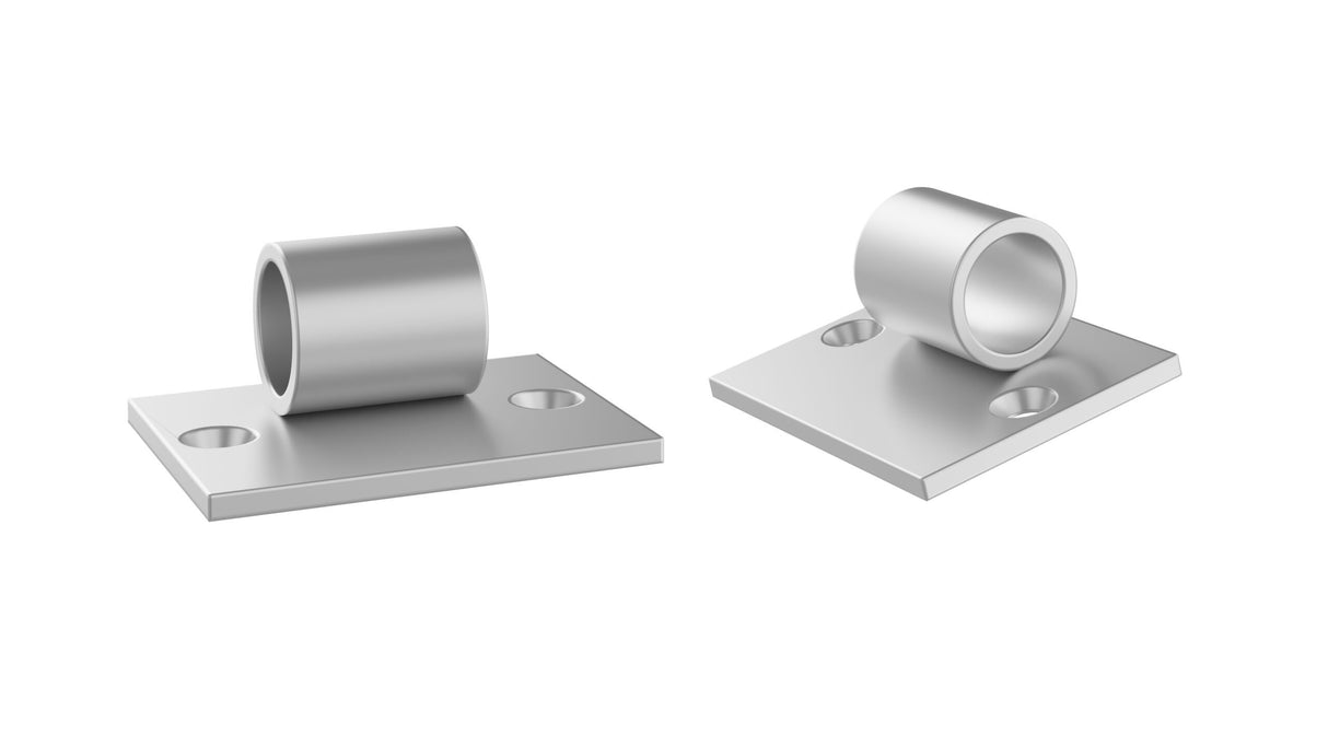 VintageView Helix Wine Rack Post Angled Base Plate (floating wine rack system component for sloped ceilings)