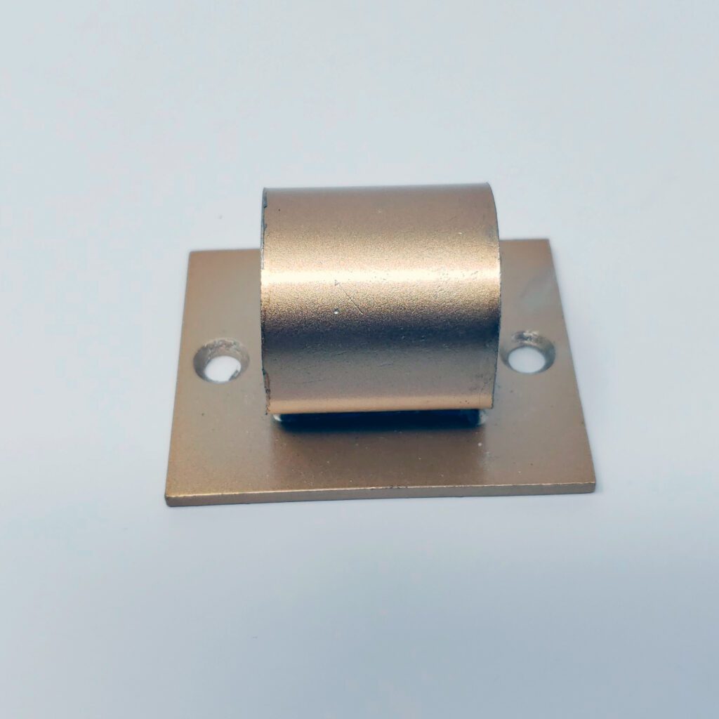 VintageView Helix Wine Rack Post Angled Base Plate (floating wine rack system component for sloped ceilings)