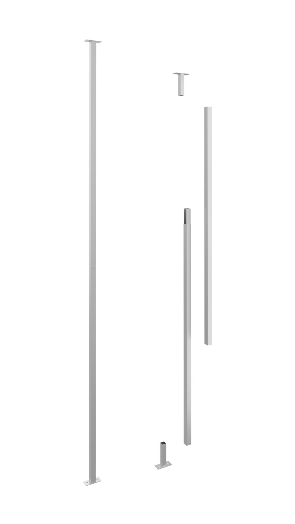 VintageView Helix Wine Rack Post (floating wine rack system support)