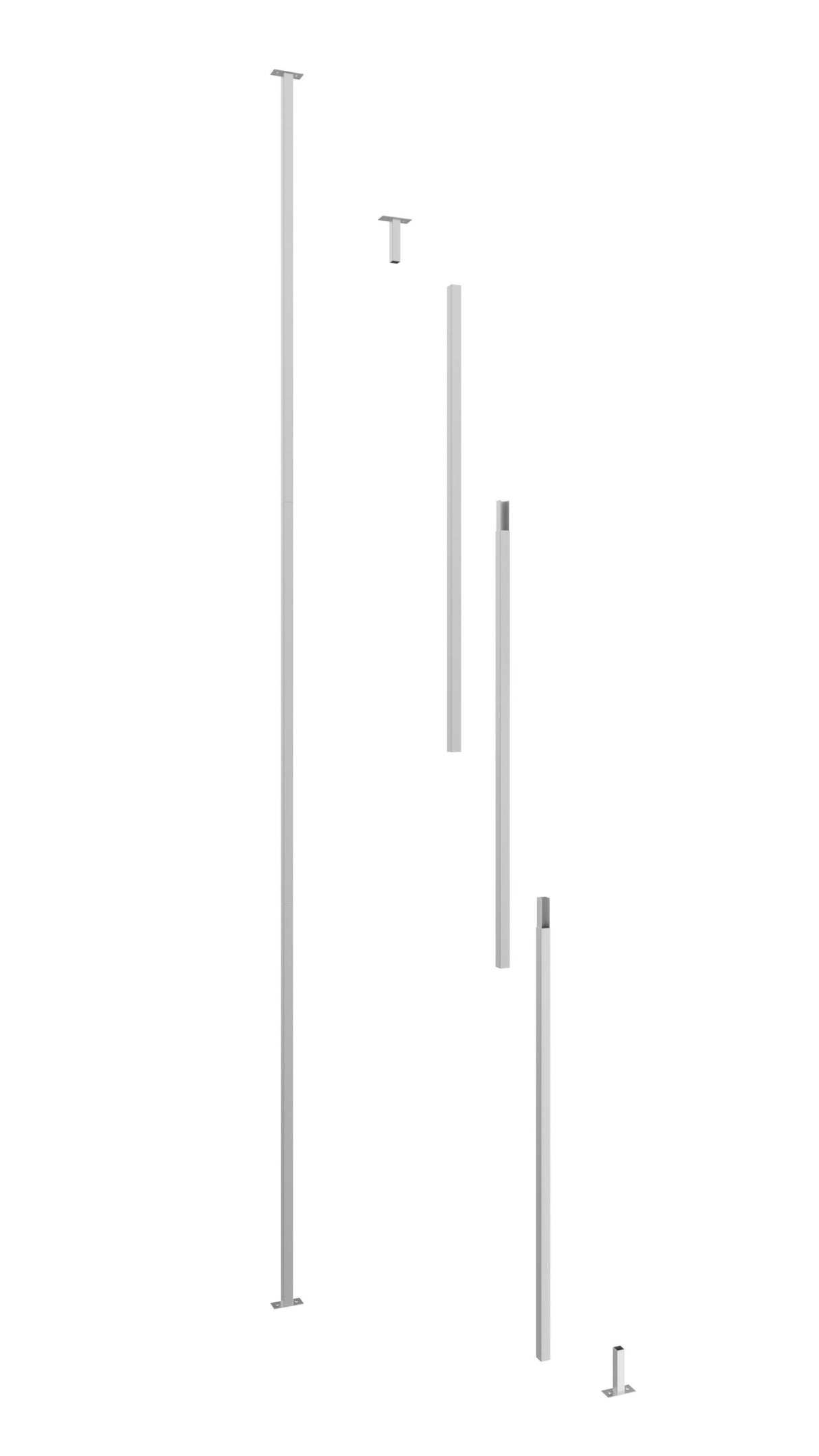 VintageView Helix Wine Rack Post (floating wine rack system support)