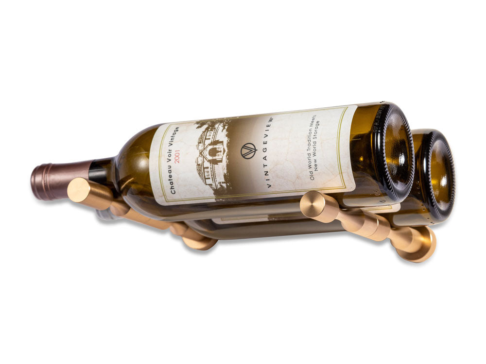 VintageView Vino Pins Wall Mounted Metal Wine Rack Kit (2 Bottles)