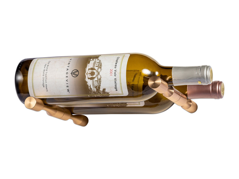 VintageView Vino Pins Wall Mounted Metal Wine Rack Kit (2 Bottles)