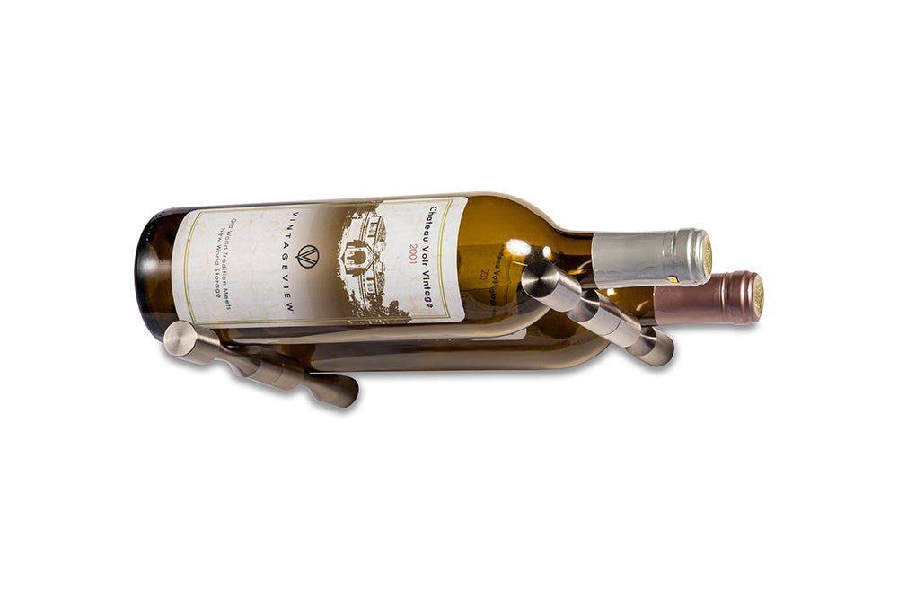 VintageView Vino Pins Wall Mounted Metal Wine Rack Kit (2 Bottles)