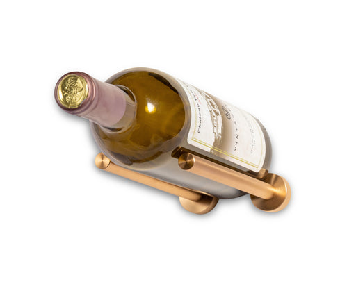 VintageView Vino Rails 1 Bottle Wall Mounted Metal Wine Rack Peg (Cork Forward)