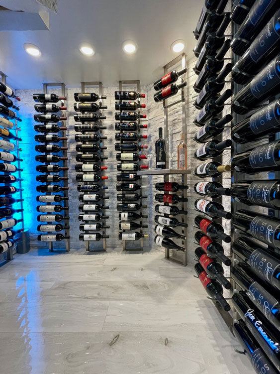 VintageView W Series Wine Rack Frame 10 (floor to ceiling, up to 162 wine bottles)