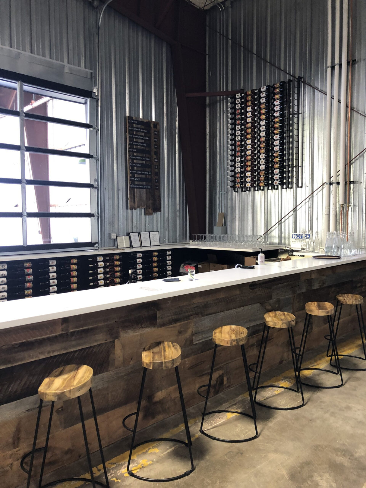 VintageView W Series Wine Rack Frame 2-inch Standoff Bracket (floor-to-ceiling wine rack component)