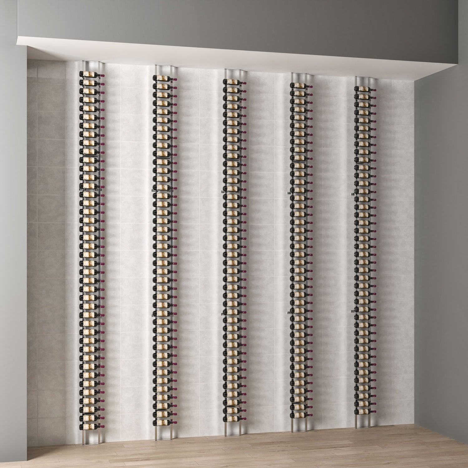 VintageView W Series Wine Rack Frame Vertical Extension Bracket (floor-to-ceiling wine rack component)