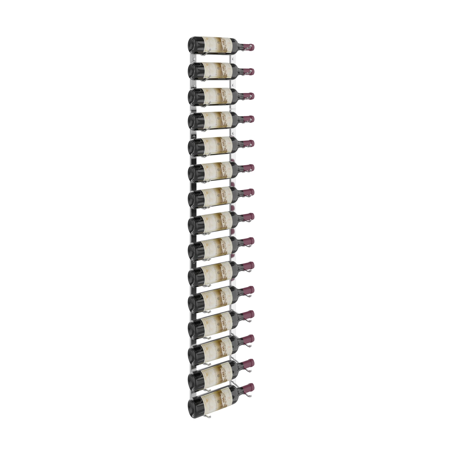 VintageView Wall Wine Rack Kit 5' (15 to 45 bottles)