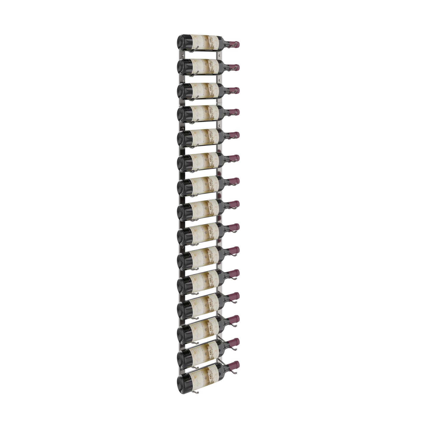 VintageView Wall Wine Rack Kit 5' (15 to 45 bottles)