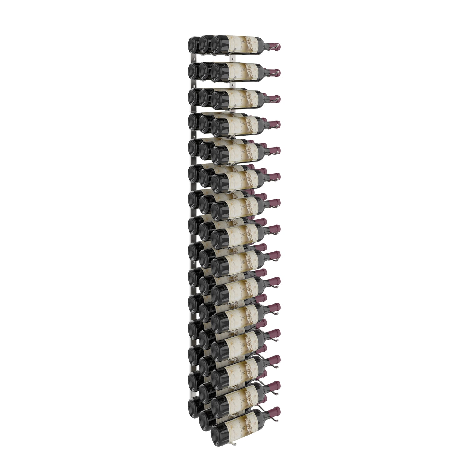 VintageView Wall Wine Rack Kit 5' (15 to 45 bottles)
