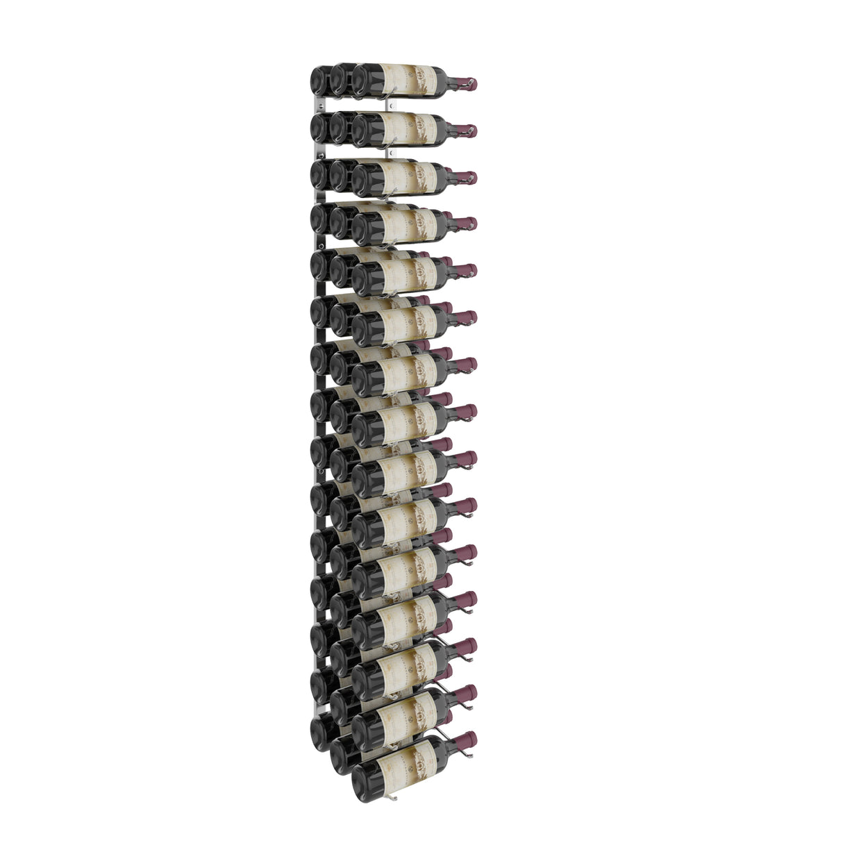 VintageView Wall Wine Rack Kit 5' (15 to 45 bottles)