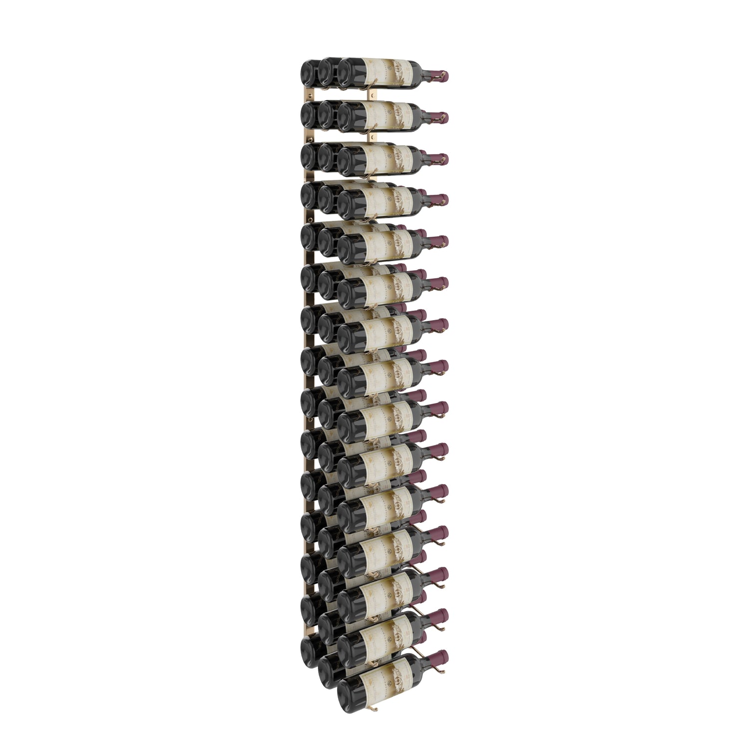 VintageView Wall Wine Rack Kit 5' (15 to 45 bottles)