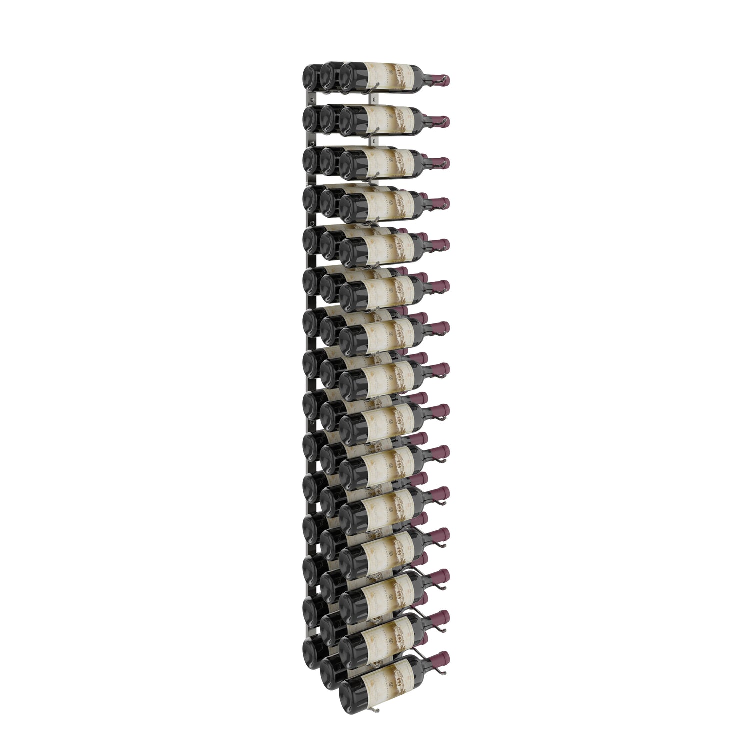 VintageView Wall Wine Rack Kit 5' (15 to 45 bottles)