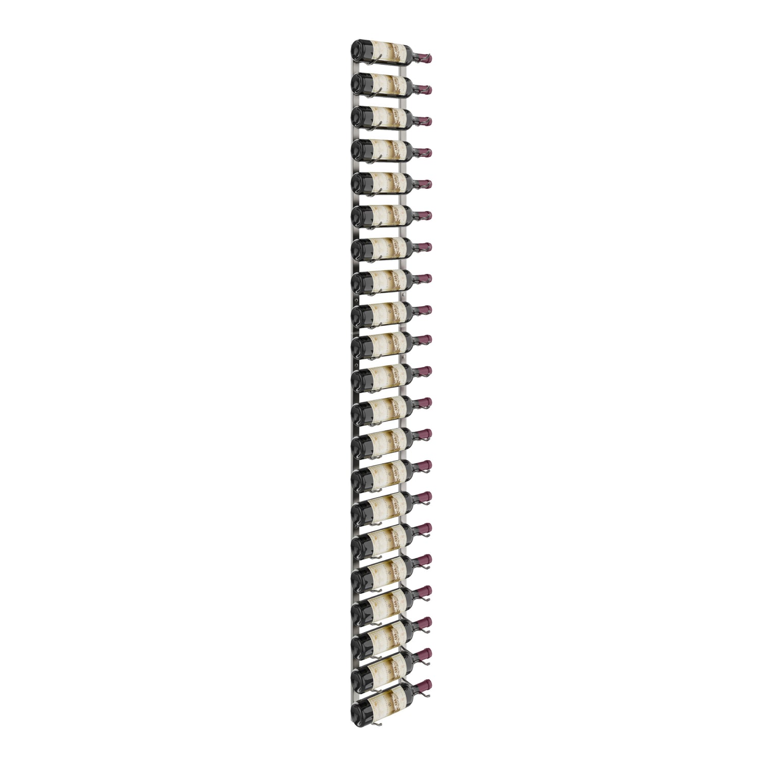 VintageView Wall Wine Rack Kit 7' (21 to 63 bottles)