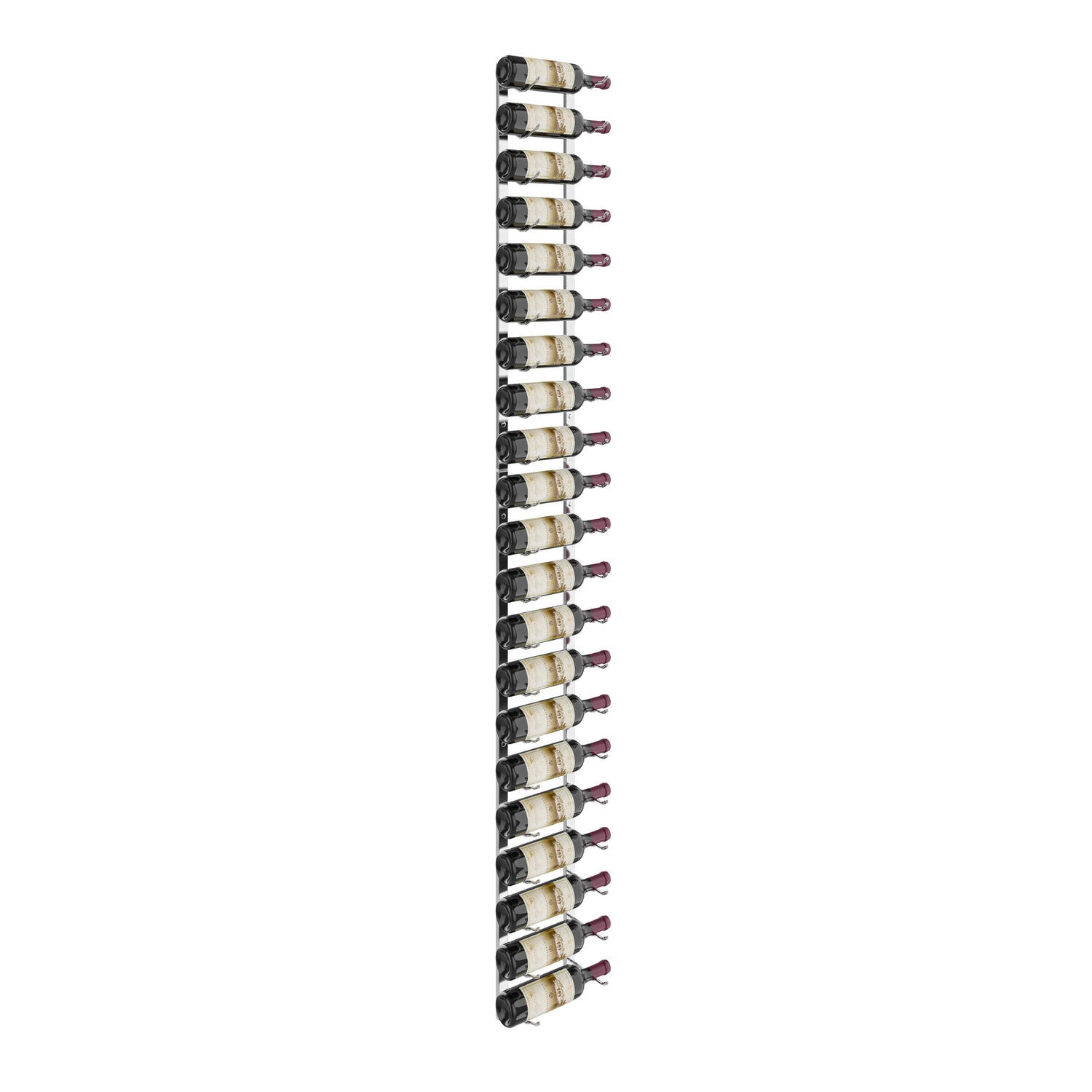 VintageView Wall Wine Rack Kit 7' (21 to 63 bottles)
