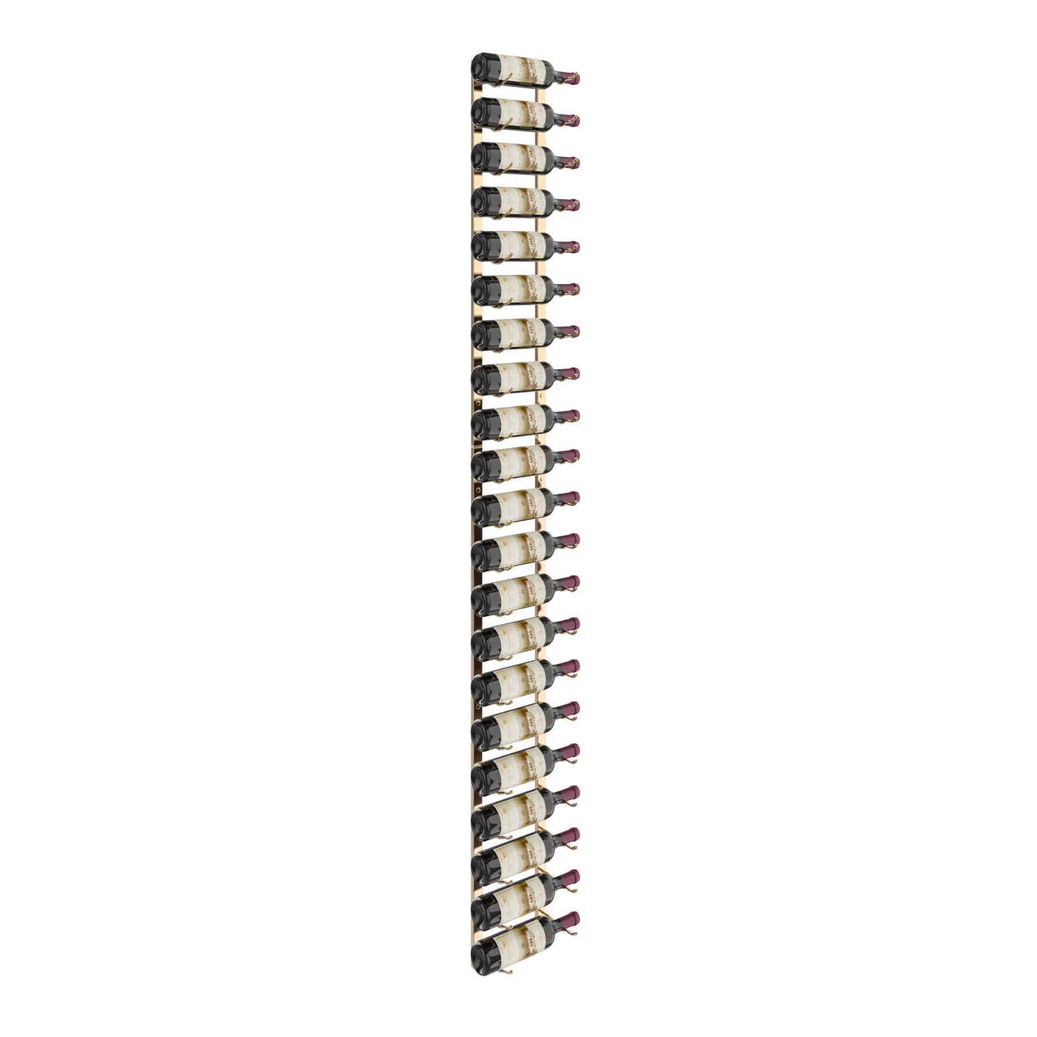 VintageView Wall Wine Rack Kit 7' (21 to 63 bottles)