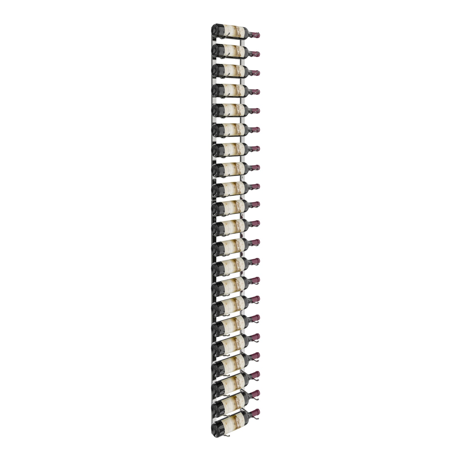 VintageView Wall Wine Rack Kit 7' (21 to 63 bottles)