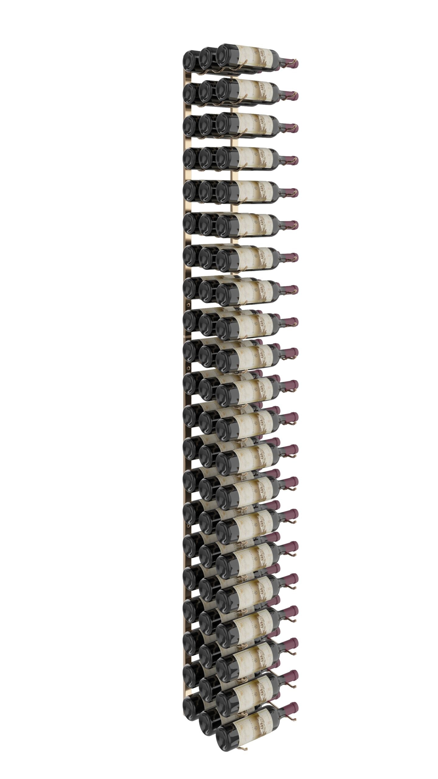 VintageView Wall Wine Rack Kit 7' (21 to 63 bottles)