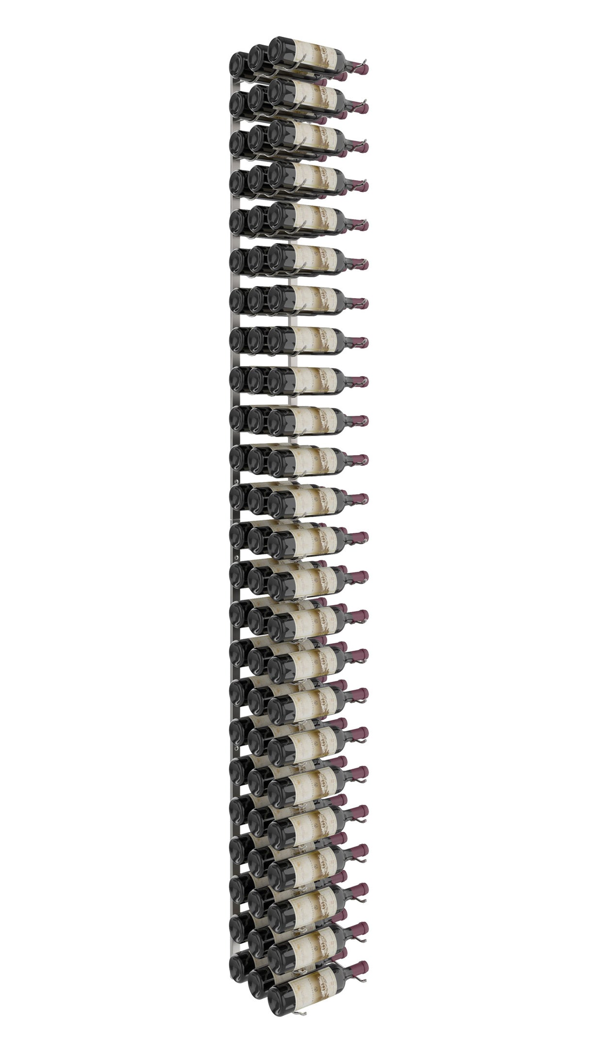 VintageView Wall Wine Rack Kit 8' (24 to 72 bottles)