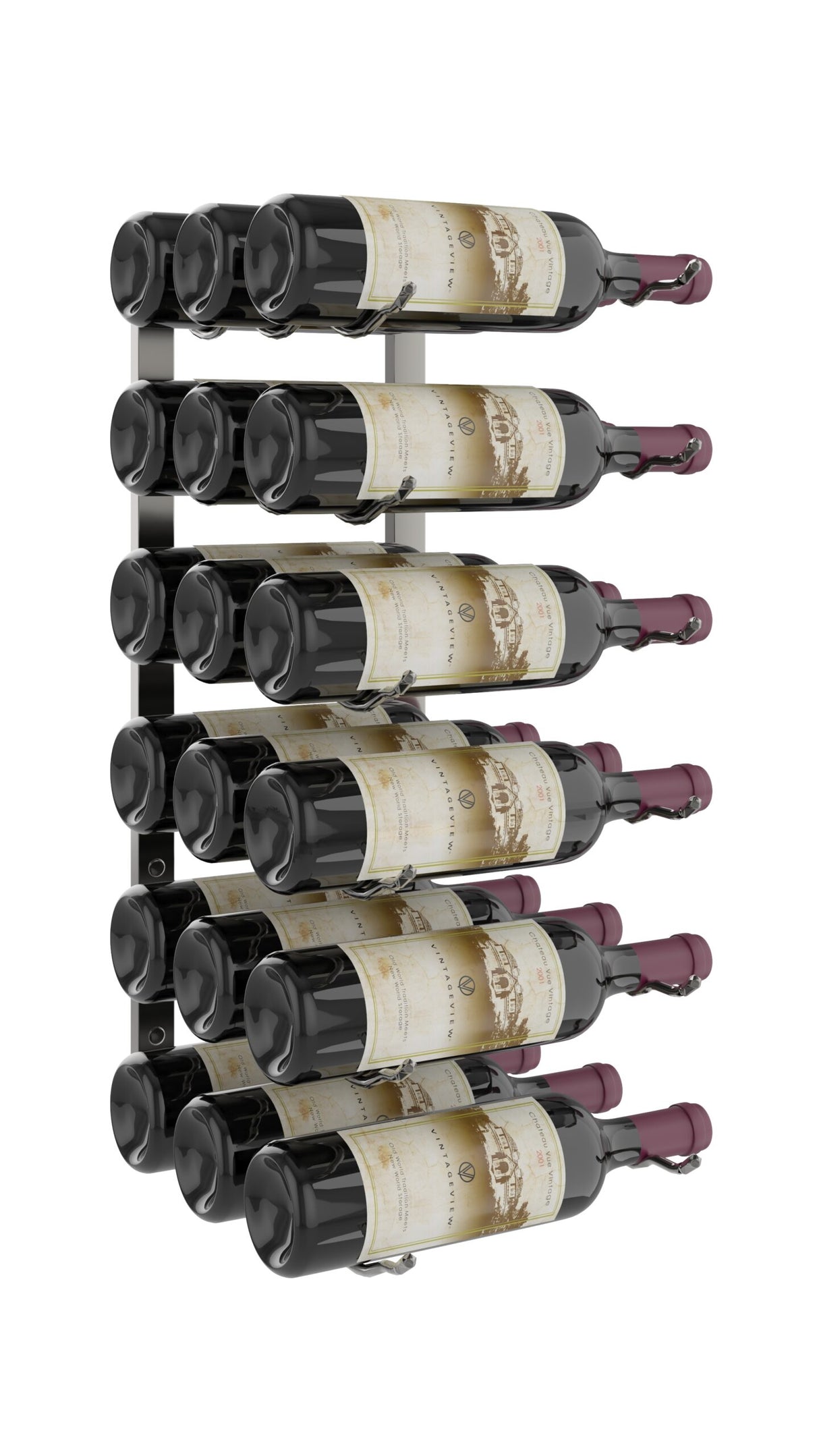 VintageView Wall Wine Racks 2' (6 to 18 bottles)