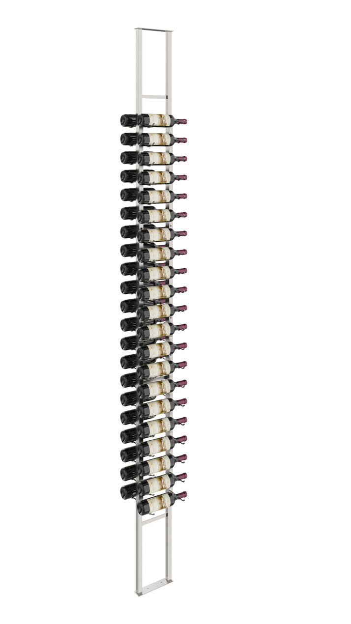 VintageView Two-Sided Floating Wine Rack Kit (42-84 Bottles)