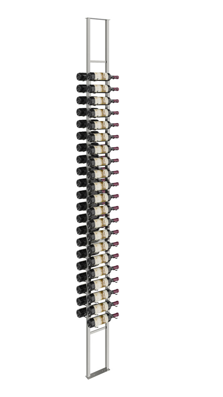 VintageView Two-Sided Floating Wine Rack Kit (42-84 Bottles)