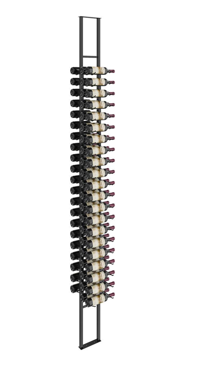 VintageView Two-Sided Floating Wine Rack Kit (42-84 Bottles)