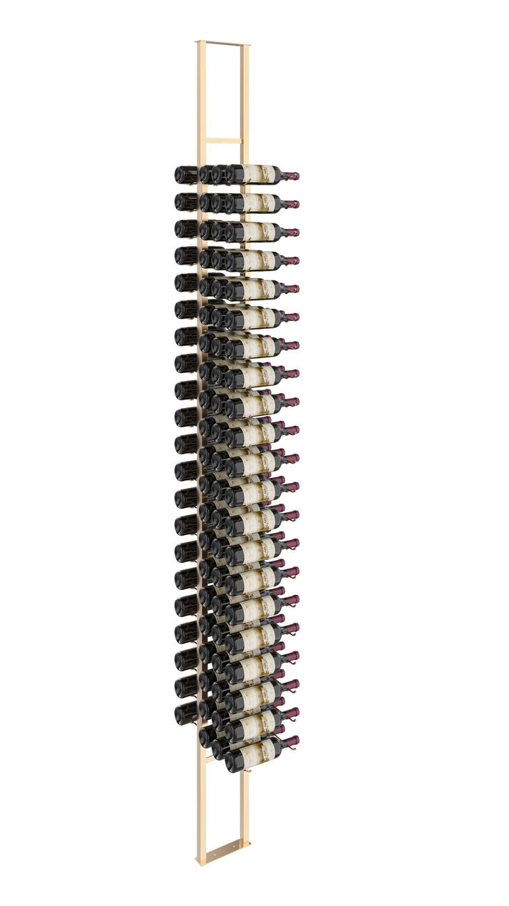 VintageView Two-Sided Floating Wine Rack Kit (42-84 Bottles)