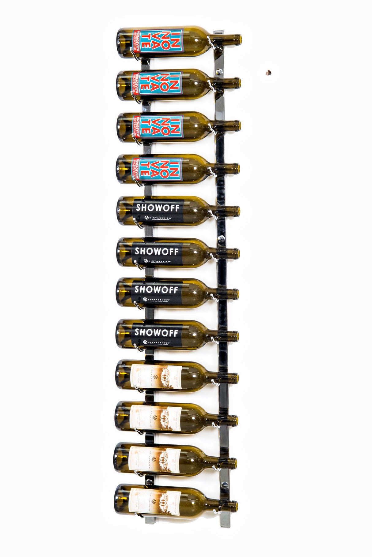 VintageView Wall Wine Racks 4' (12 to 36 bottles)