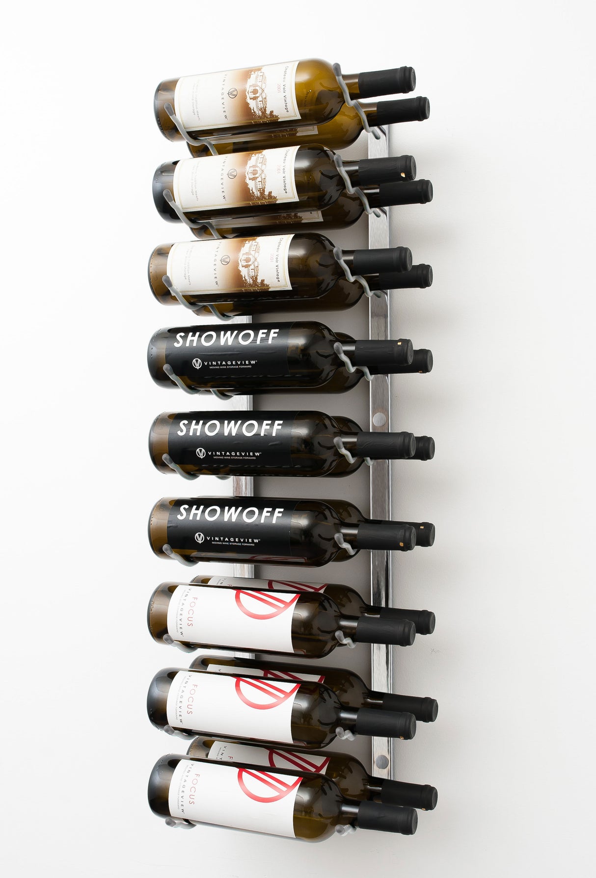 VintageView Wall Wine Racks 3' (9 to 27 bottles)