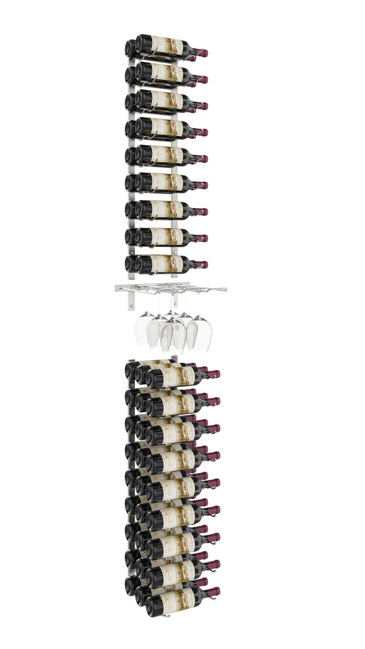 VintageView Wine Glass and Bottle Racking Kit (45 bottles, 6 Stems)