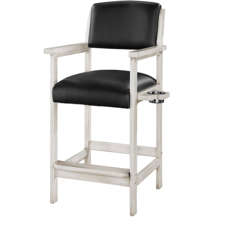 Wood Spectator Chair with a Built-In Drink Holder