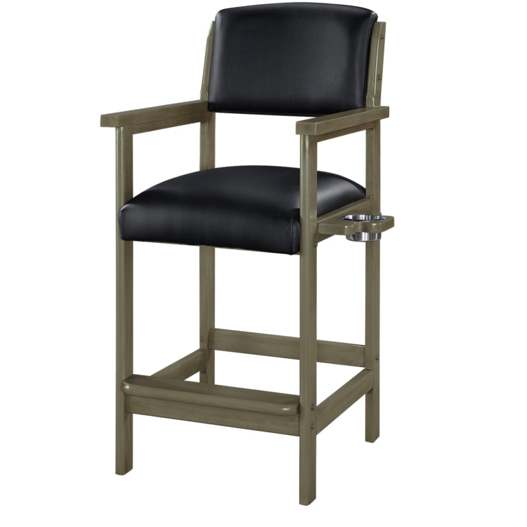 Wood Spectator Chair with a Built-In Drink Holder