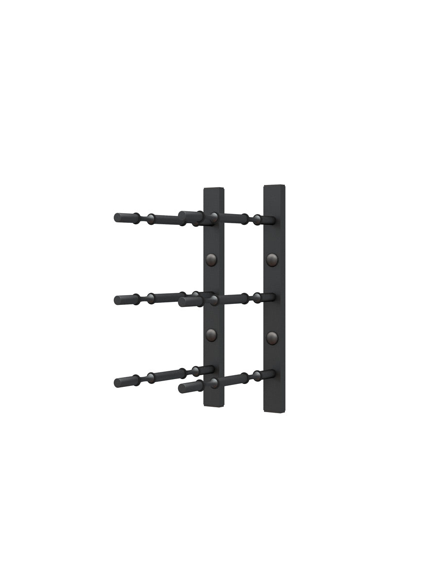 HZ Wall Rails - 1FT Metal Wine Rack (3 To 9 Bottles)