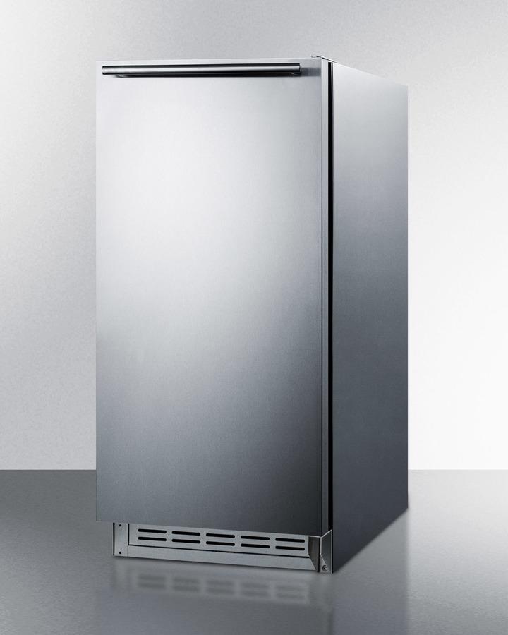 Summit 15.18" Stainless Steel Built In Ice Maker BIM25H32