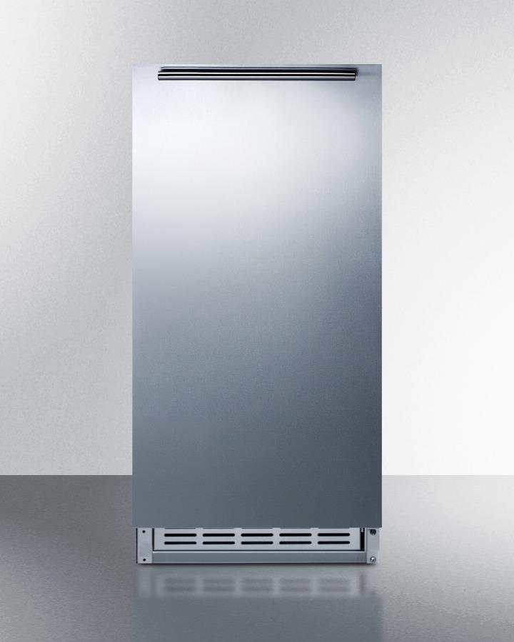 Summit 15.18" Stainless Steel Built In Ice Maker BIM25H32