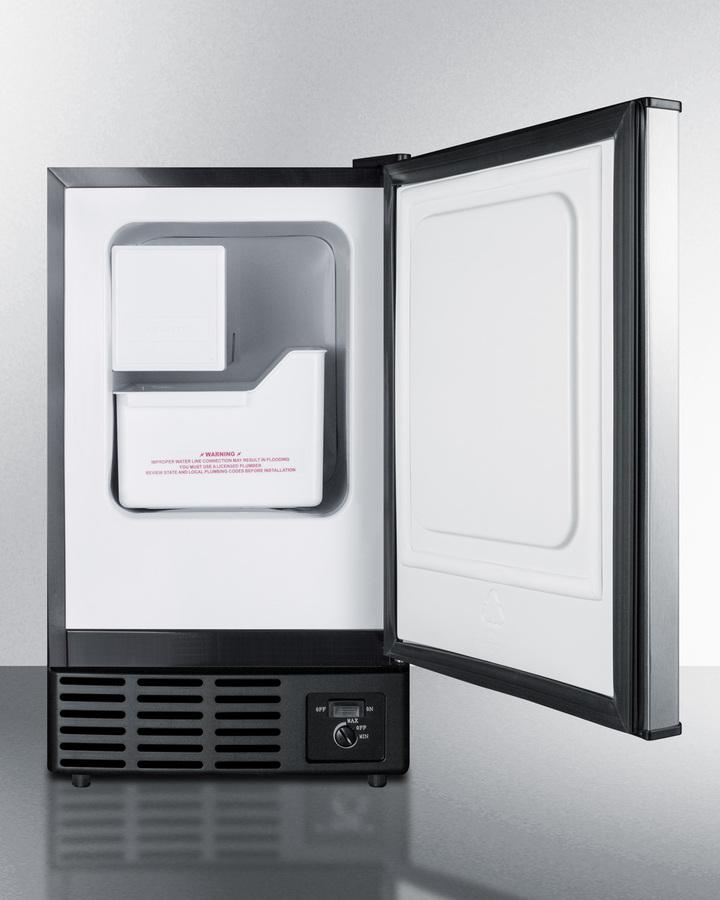 Summit 15" Compact Built In Ice Maker BIM25