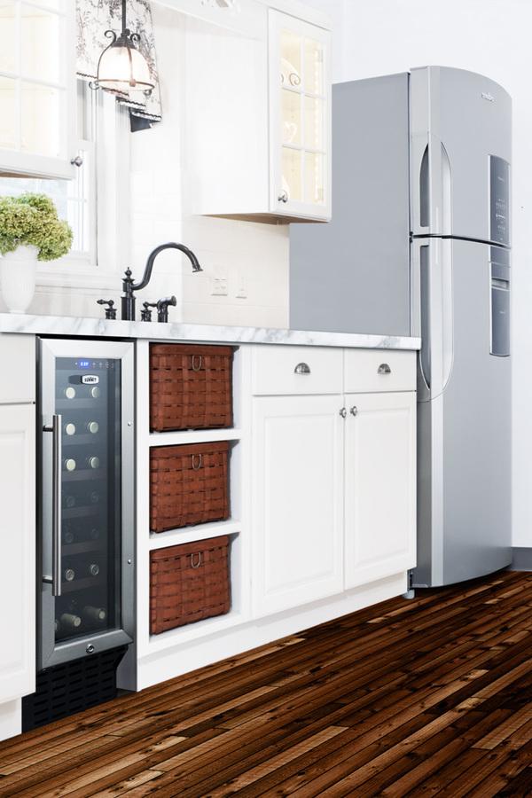 Summit 12" Built In Single Zone Wine Cooler SWC1224B